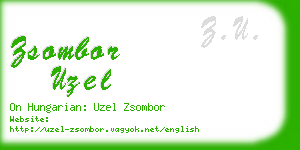 zsombor uzel business card